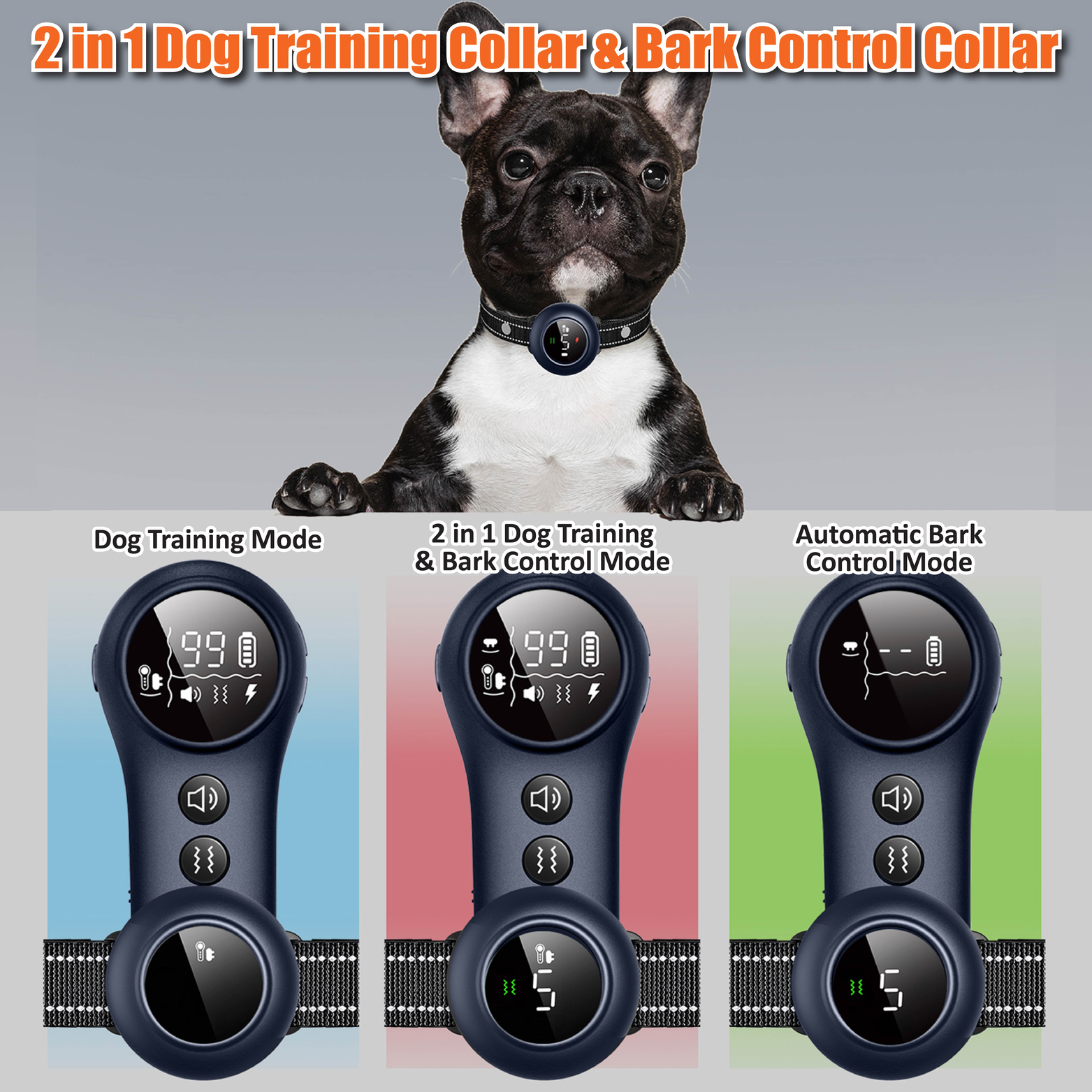 Auto bark collar with remote online